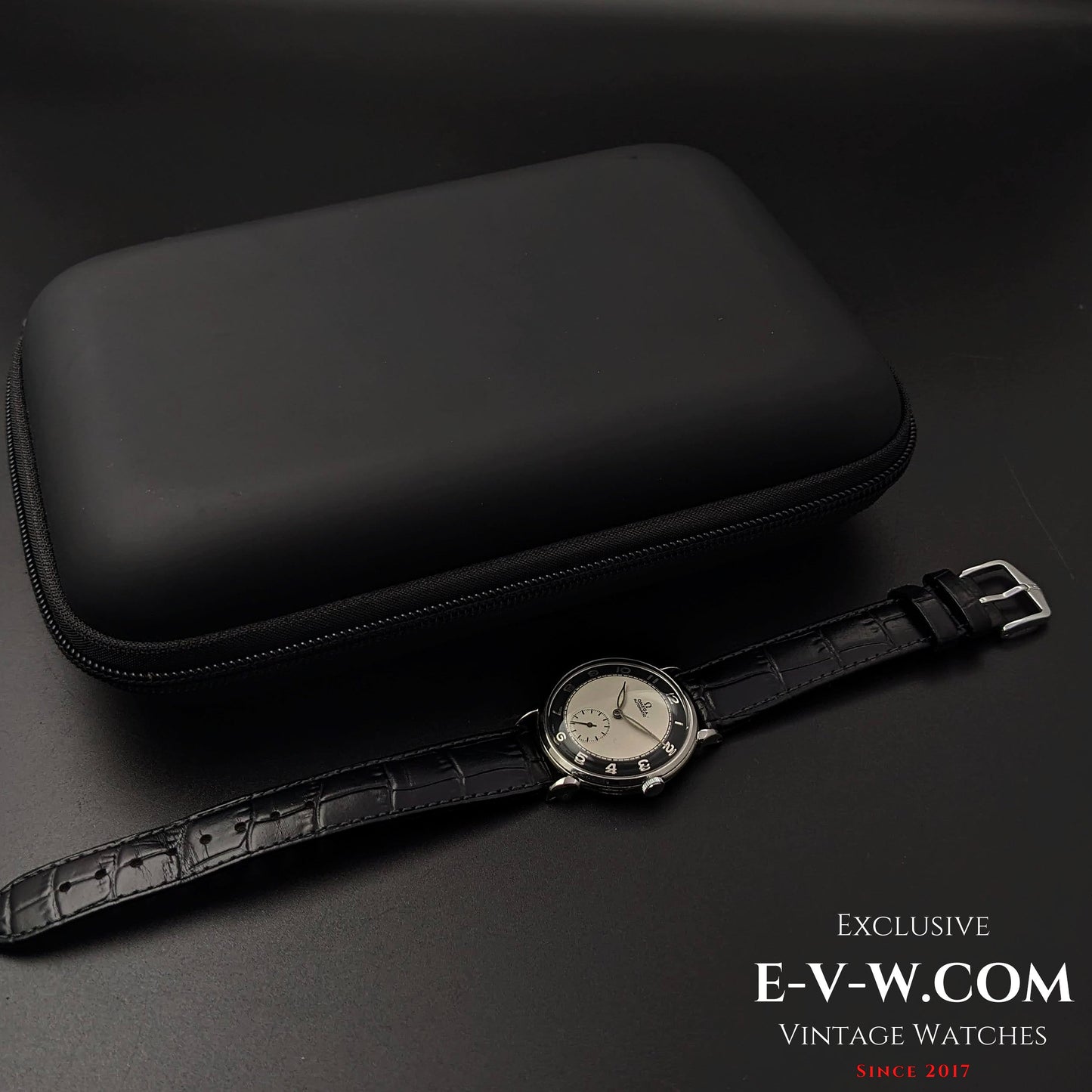 Vintage 1947 Omega Bull's Eye Dial Automatic Bumper / Ref 2398-1 / cal.332 /