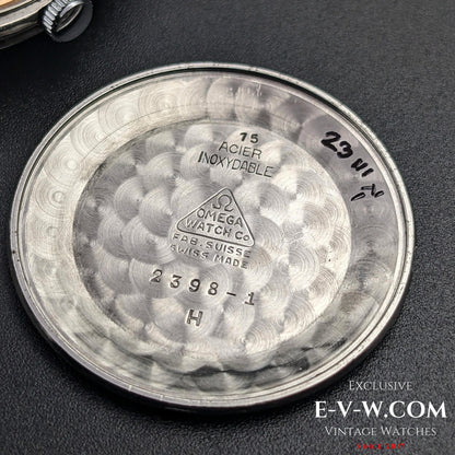 Vintage 1947 Omega Bull's Eye Dial Automatic Bumper / Ref 2398-1 / cal.332 /