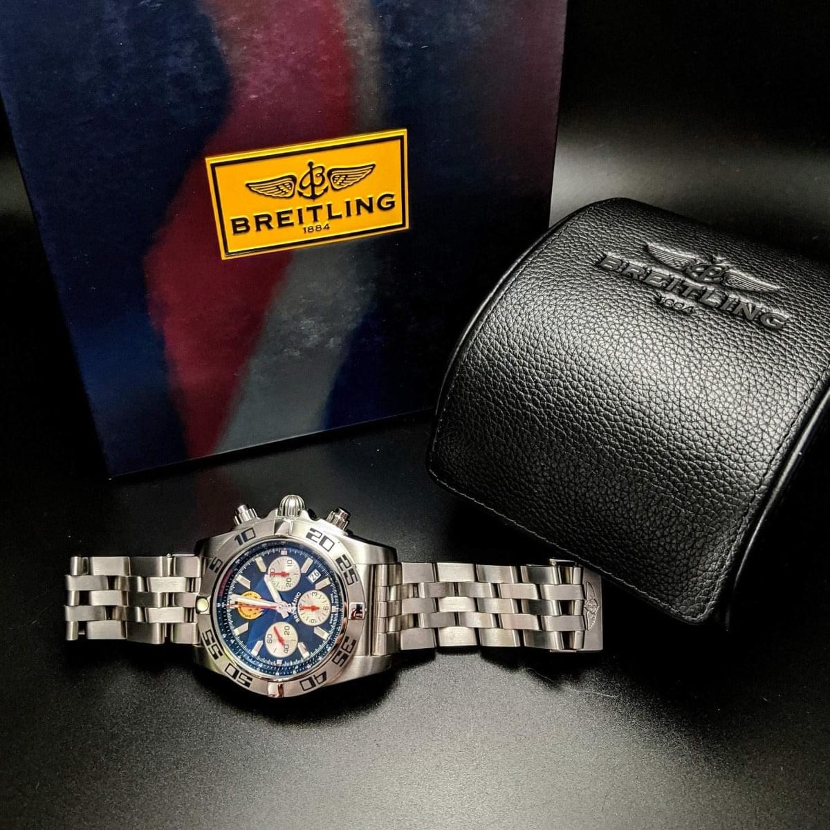 Breitling Watch Patrouille De France Limited 600 pcs - Chronomat 44 - AB0110