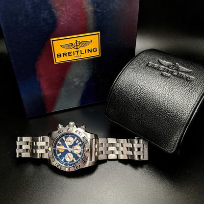 Breitling Watch Patrouille De France Limited 600 pcs - Chronomat 44 - AB0110