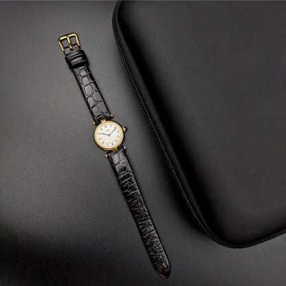 Cartier Must De Vermeil VLC Ronde Reference 590004