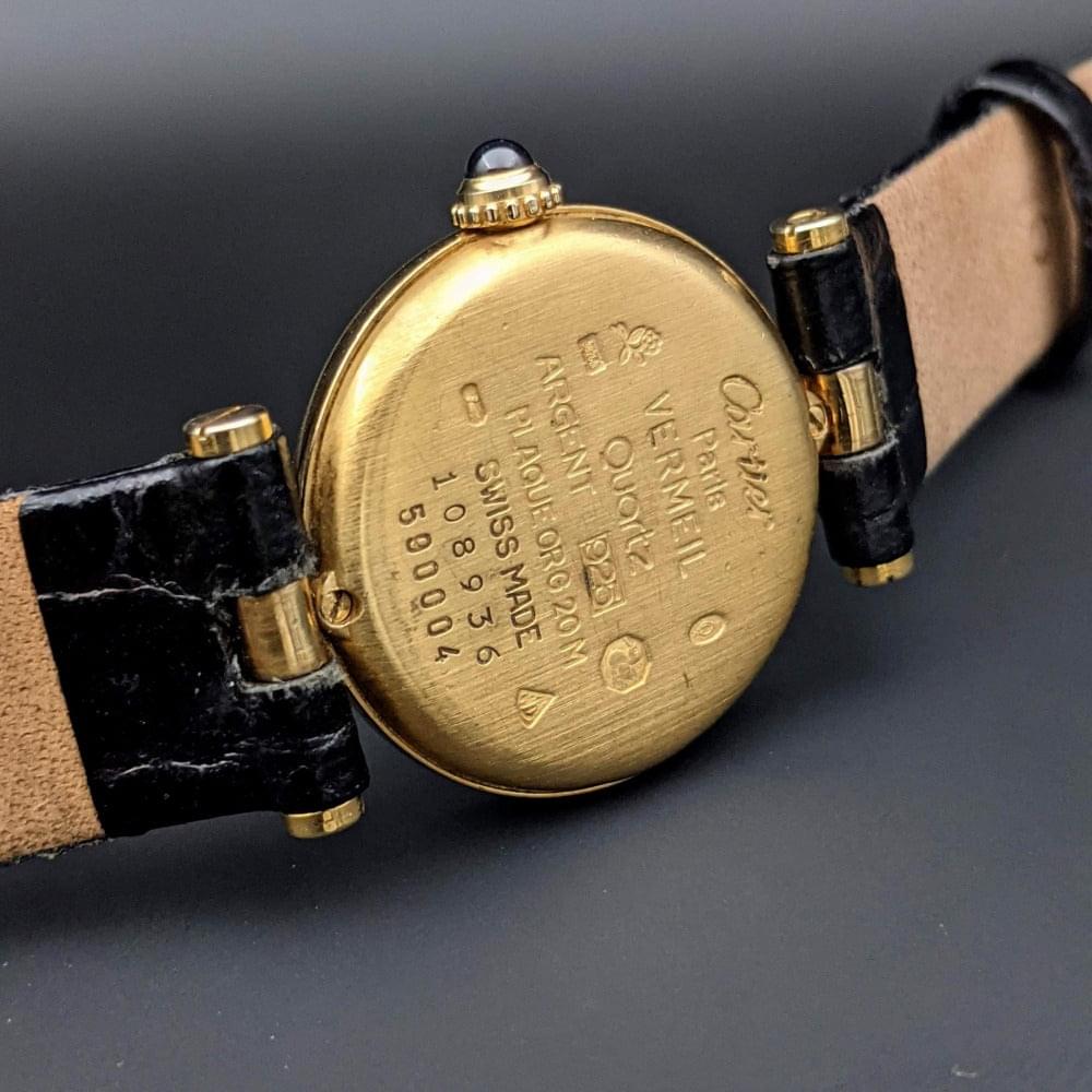 Cartier Must De Vermeil VLC Ronde Reference 590004