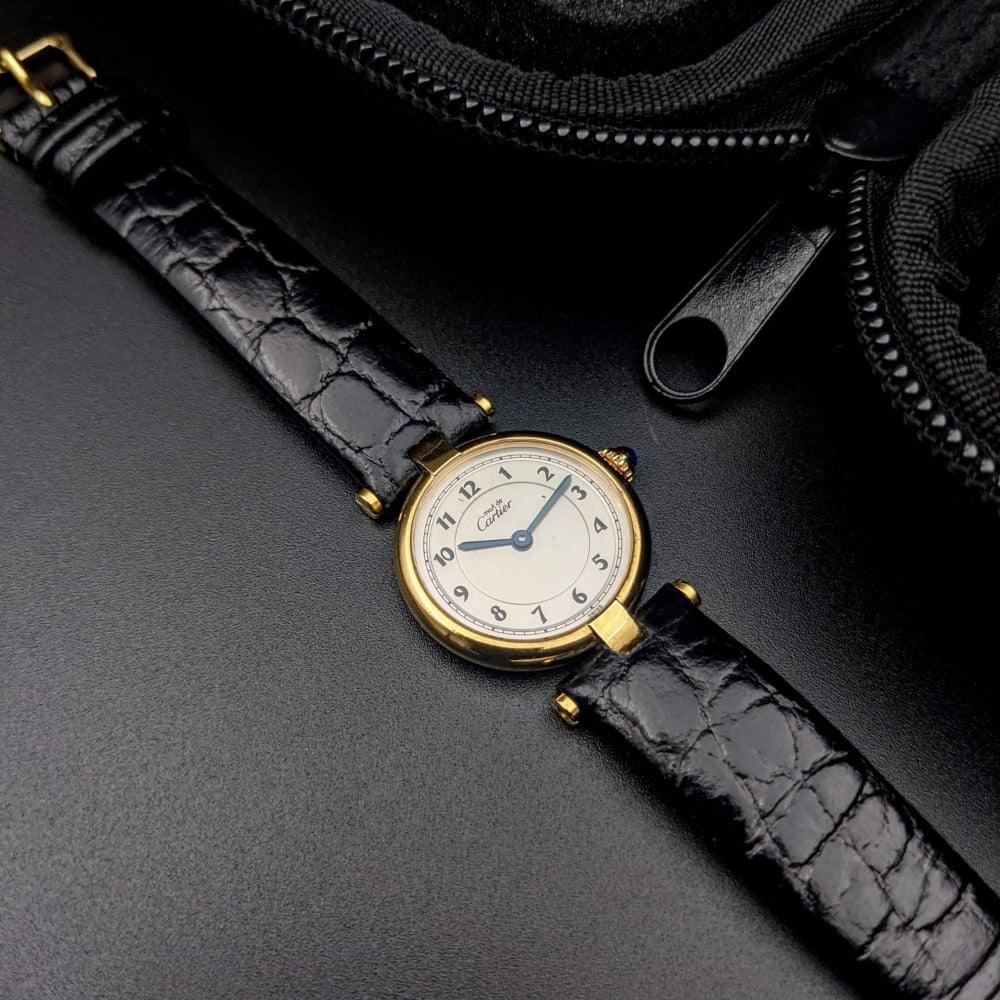 Cartier Must De Vermeil VLC Ronde Reference 590004