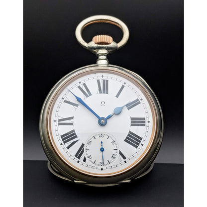 Omega 8 Days / Antique 1906 / Fully Serviced - Pocket Watch