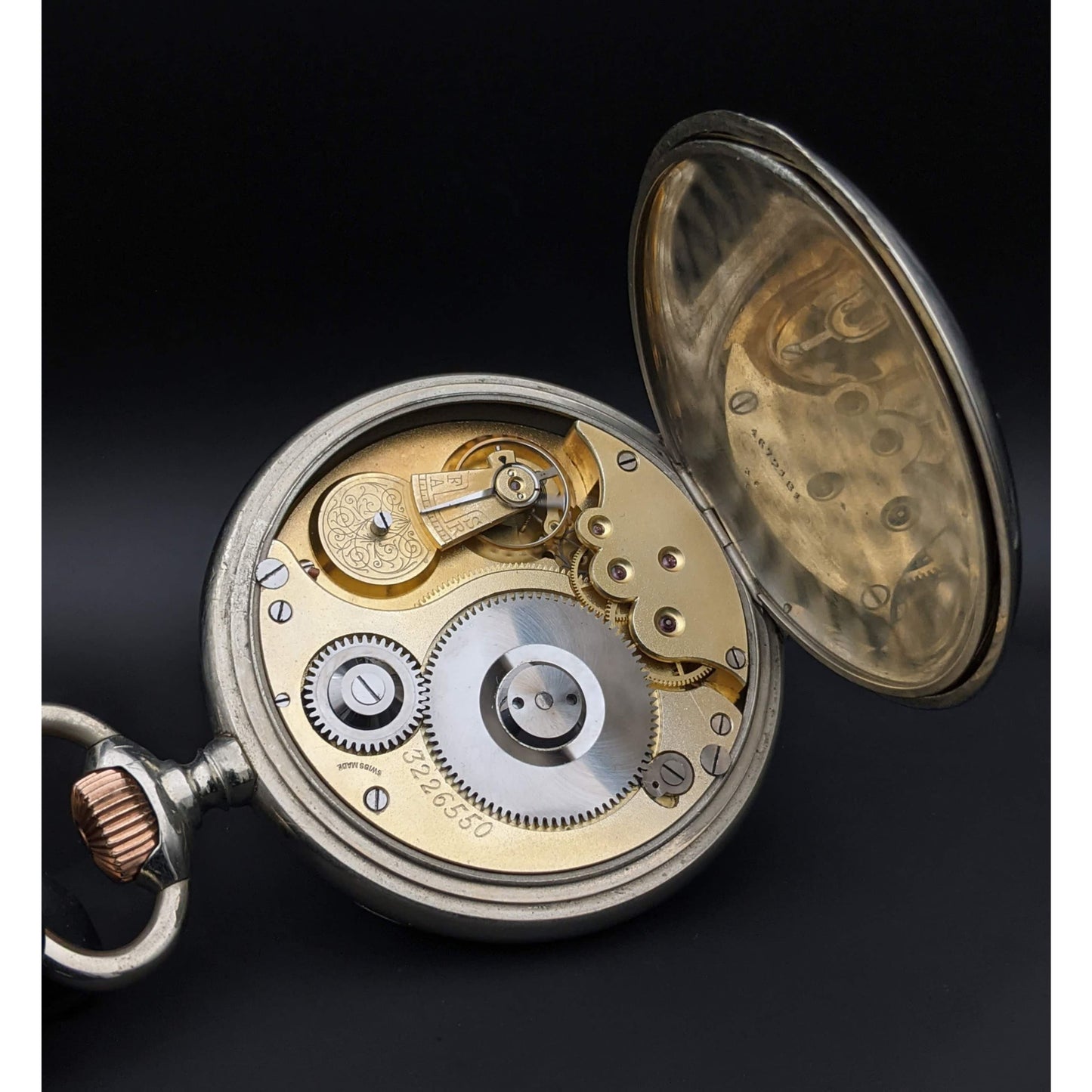 Omega 8 Days / Antique 1906 / Fully Serviced - Pocket Watch