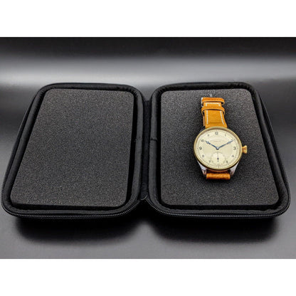 Deutsche Uhren Fabrikation Glashütte "OLIW" Lange Uhr Antique Watch1938 -  Only 6500 pcs was made -Marriage Watch