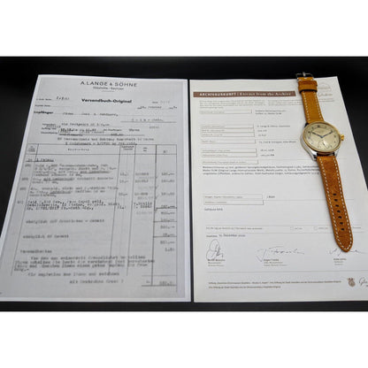 Deutsche Uhren Fabrikation Glashütte "OLIW" Lange Uhr Antique Watch1938 -  Only 6500 pcs was made -Marriage Watch