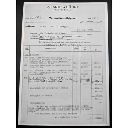 Deutsche Uhren Fabrikation Glashütte "OLIW" Lange Uhr Antique Watch1938 -  Only 6500 pcs was made -Marriage Watch