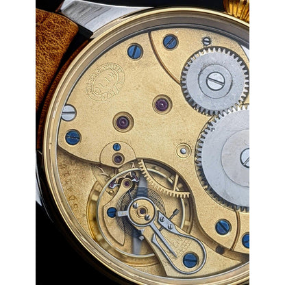 Deutsche Uhren Fabrikation Glashütte "OLIW" Lange Uhr Antique Watch1938 -  Only 6500 pcs was made -Marriage Watch